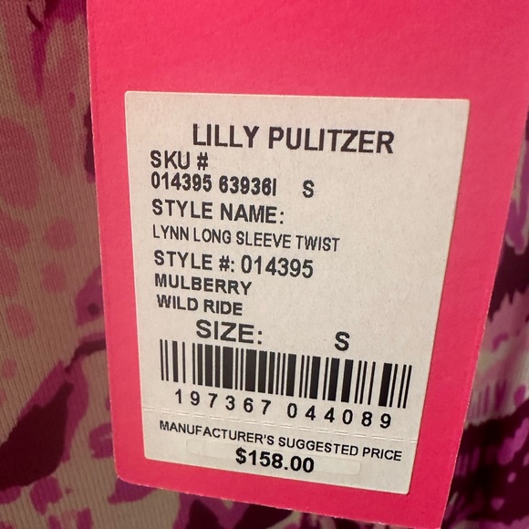 Lilly Pulitzer Long-Sleeve Twist Dress - Picture 5 of 5